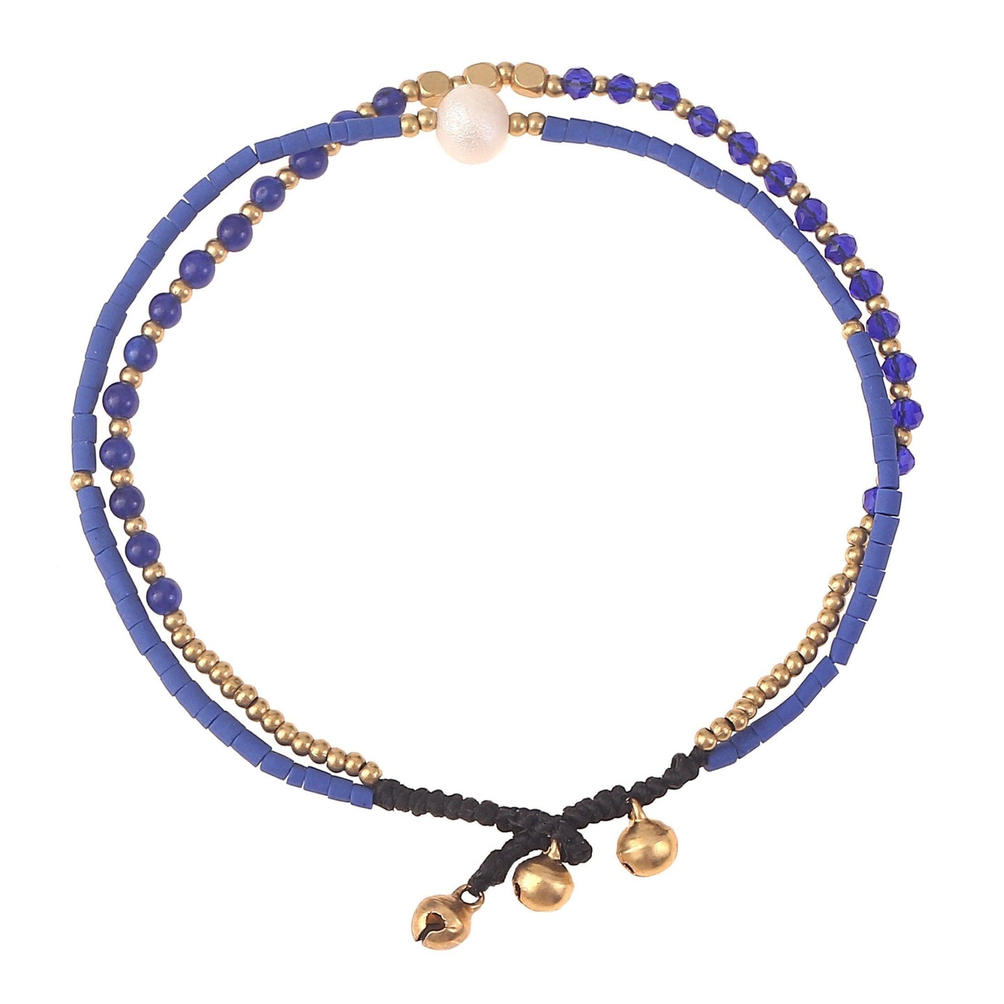 Perlen Fußkettchen mit Süßwasserperle