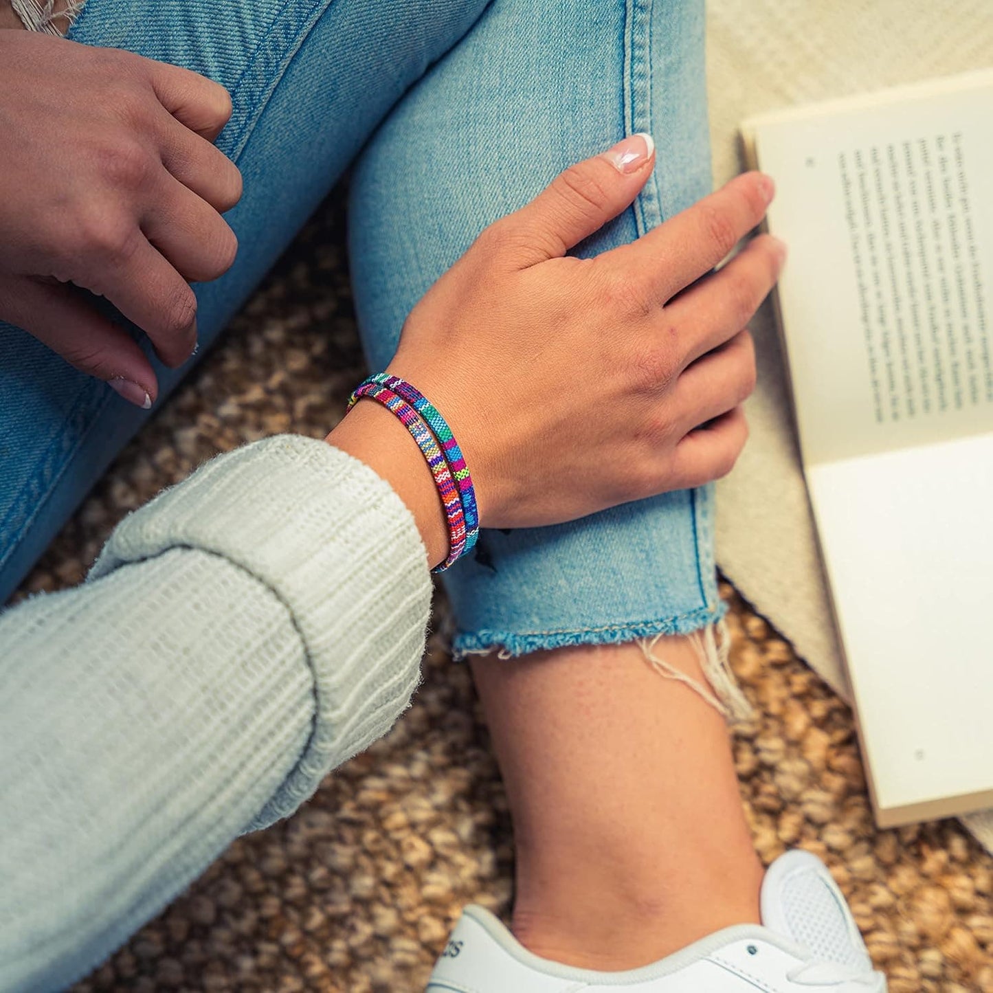 Boho Surfer Armband Set 2er – Freundschaftsarmband Unisex