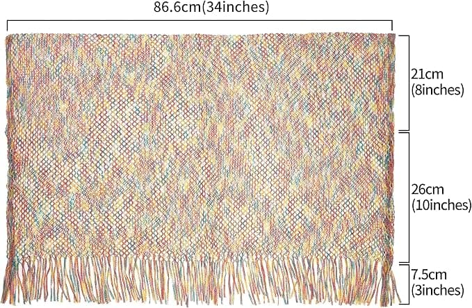 Boho Poncho Damen – Buntes Festival & Strand Outfit