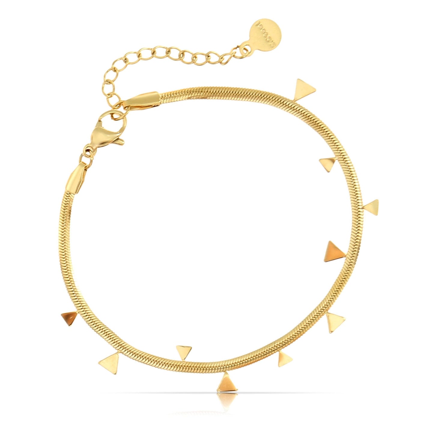 Fußkettchen Triangel | Gold