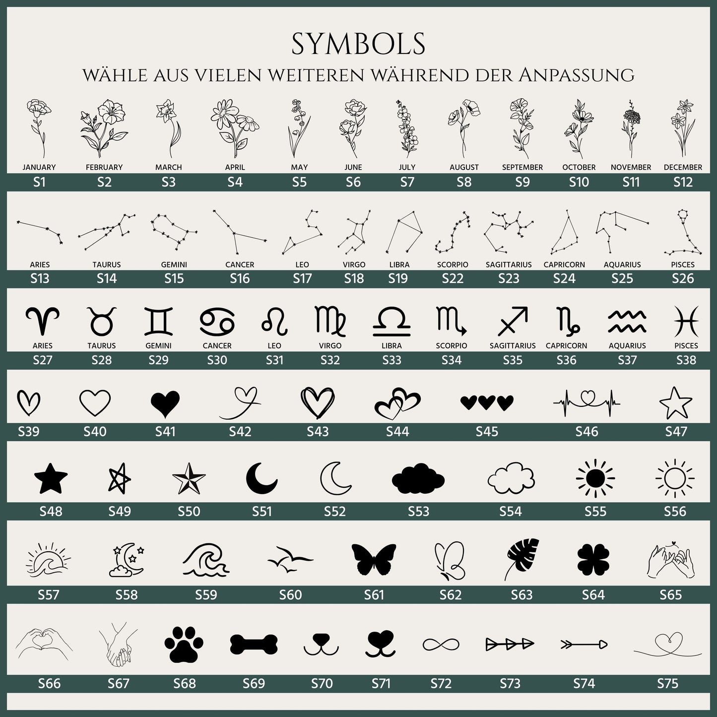 Wickelarmband mit Plättchen – Schwarz