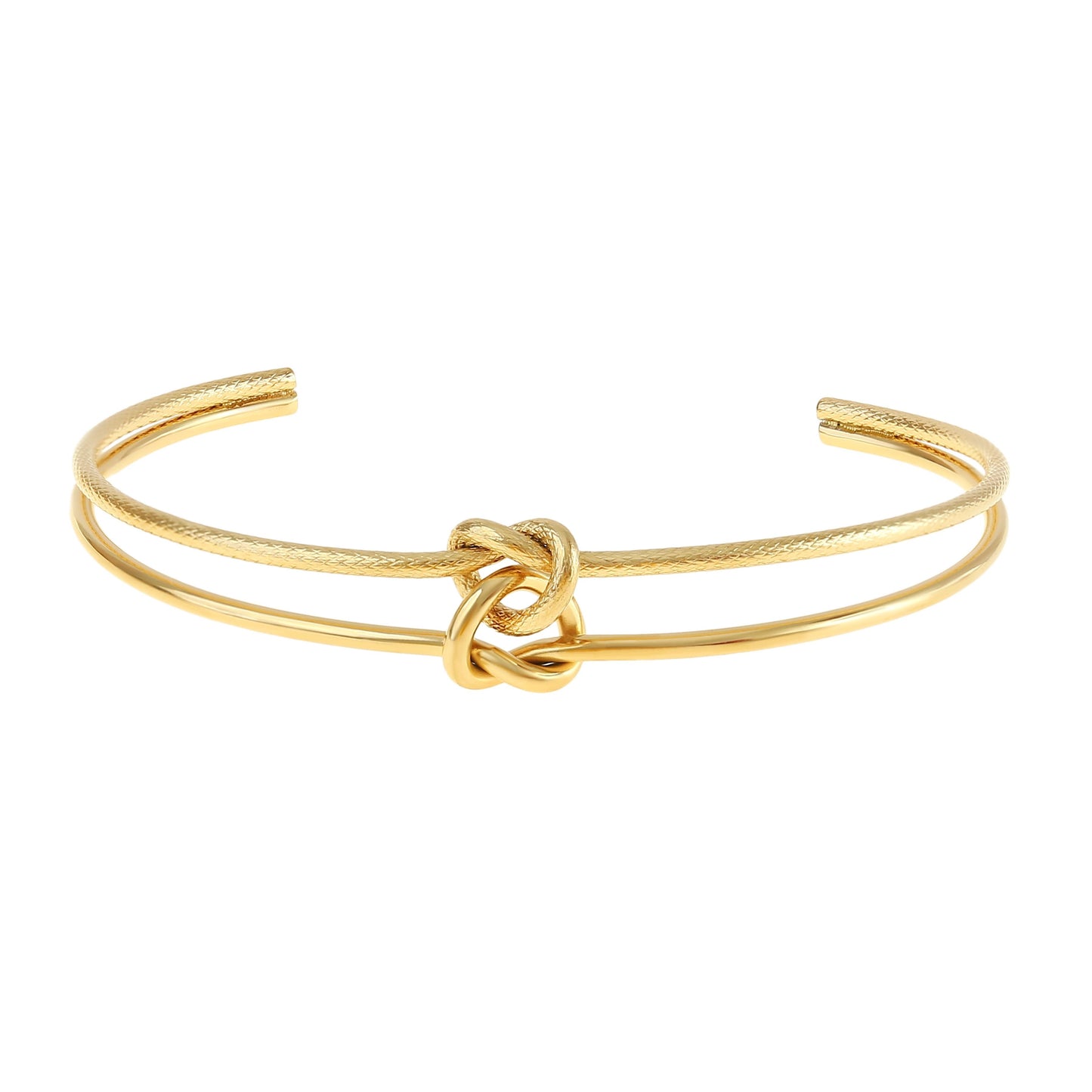 18K Gold Armreif mit Knoten