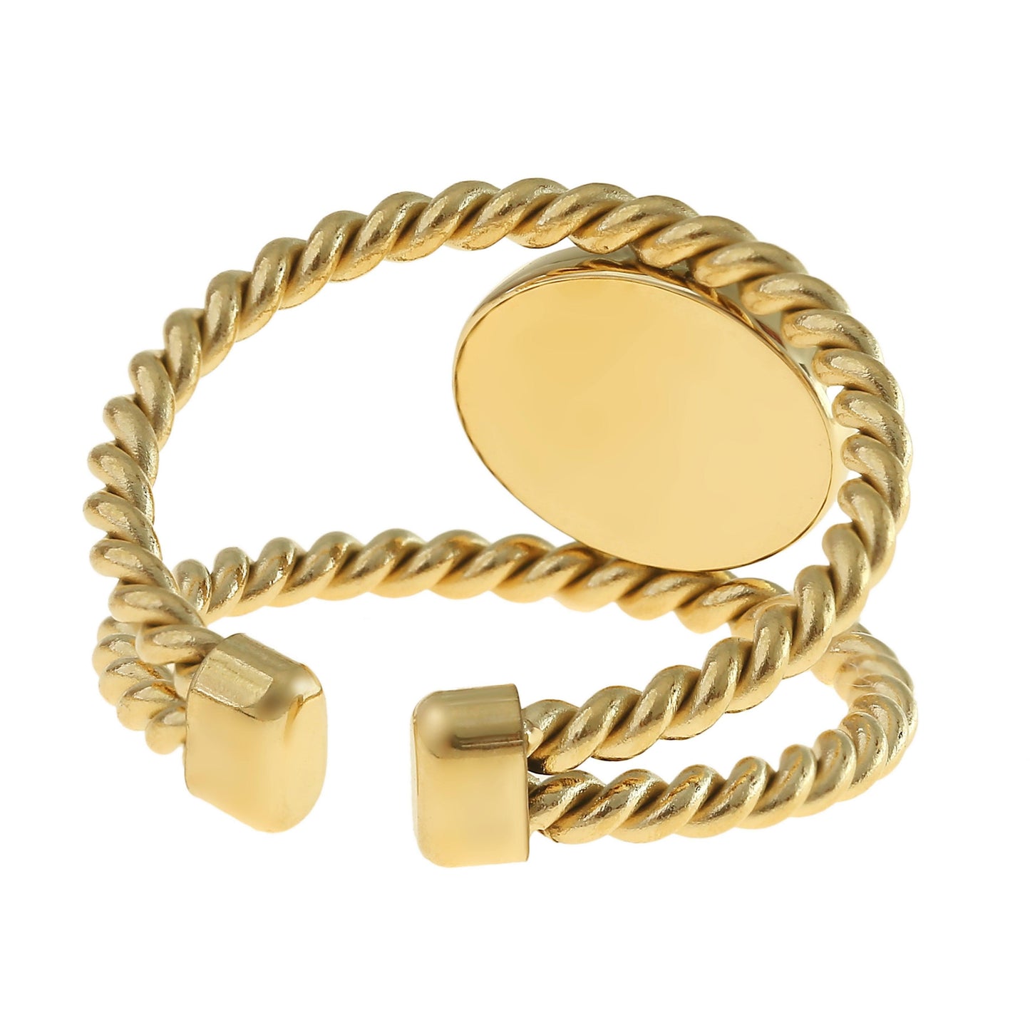 Boho Ring mit Edelstein Türkis