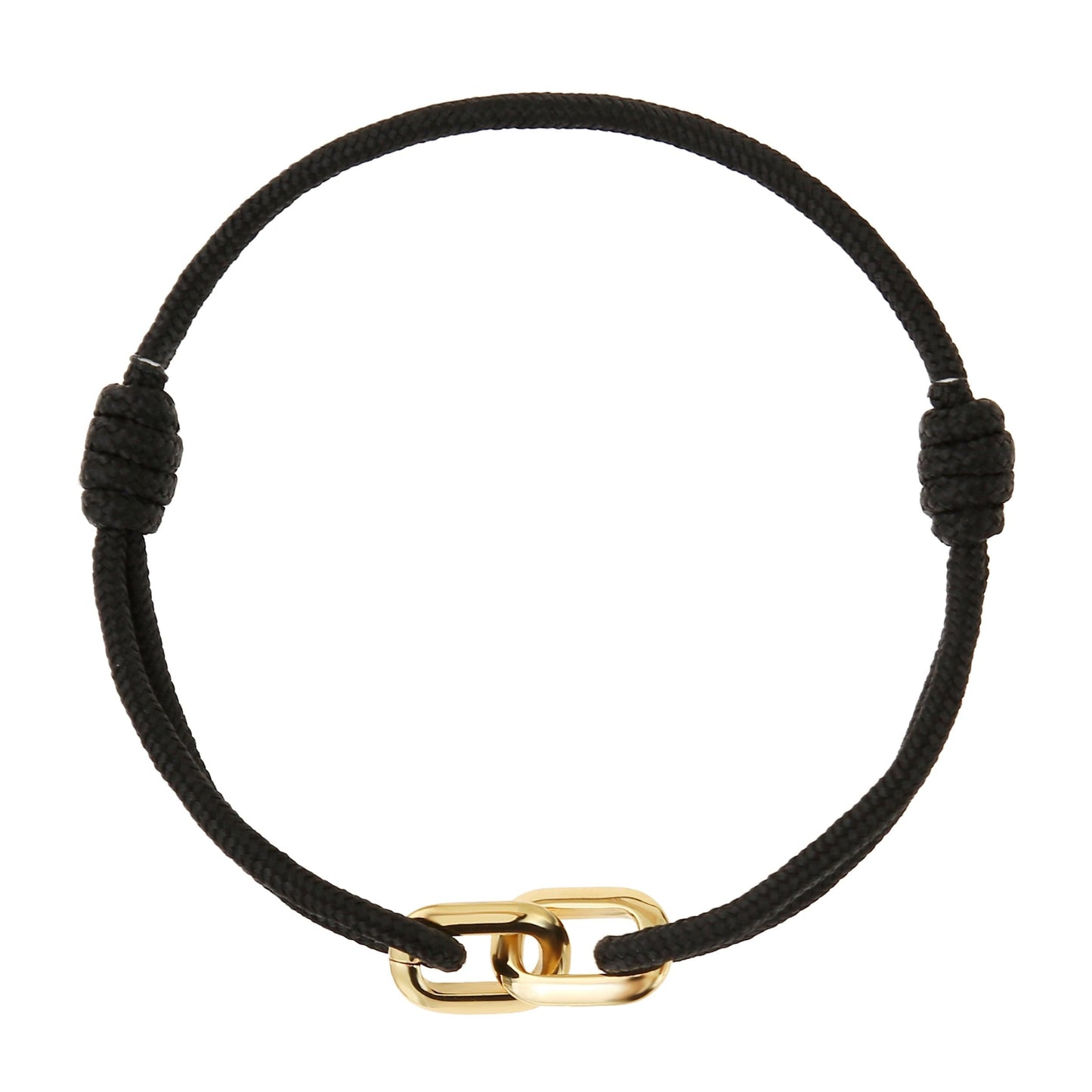 Unity Armband Schwarz Gold