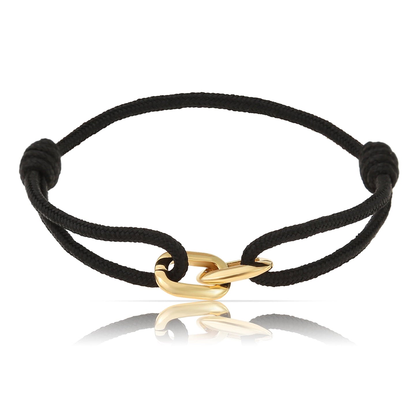 Unity Armband Schwarz Gold