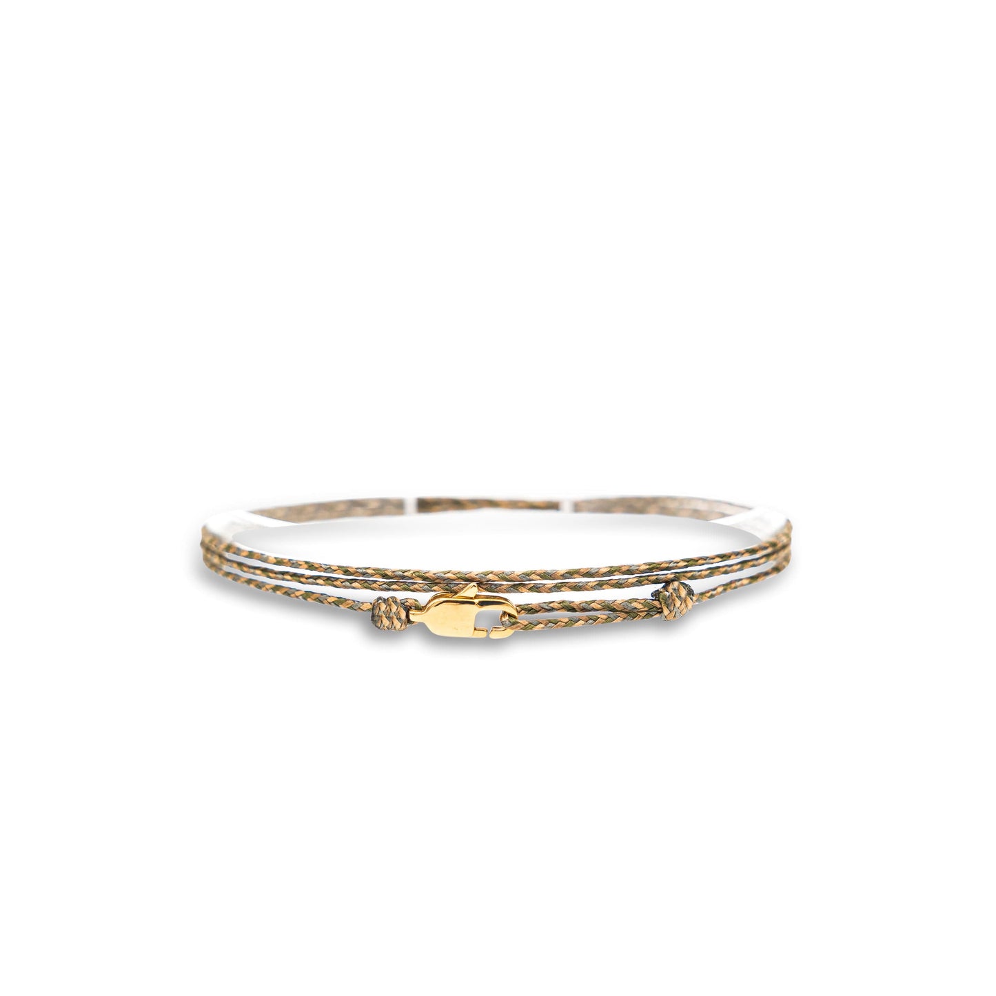 karabiner-fussband-herren-olive-beige-gold