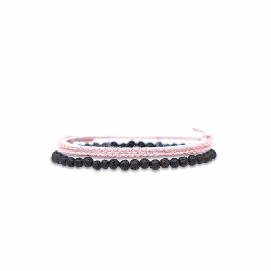 Made by Nami Surfer 2er Set Chakra Beads - Red Lava