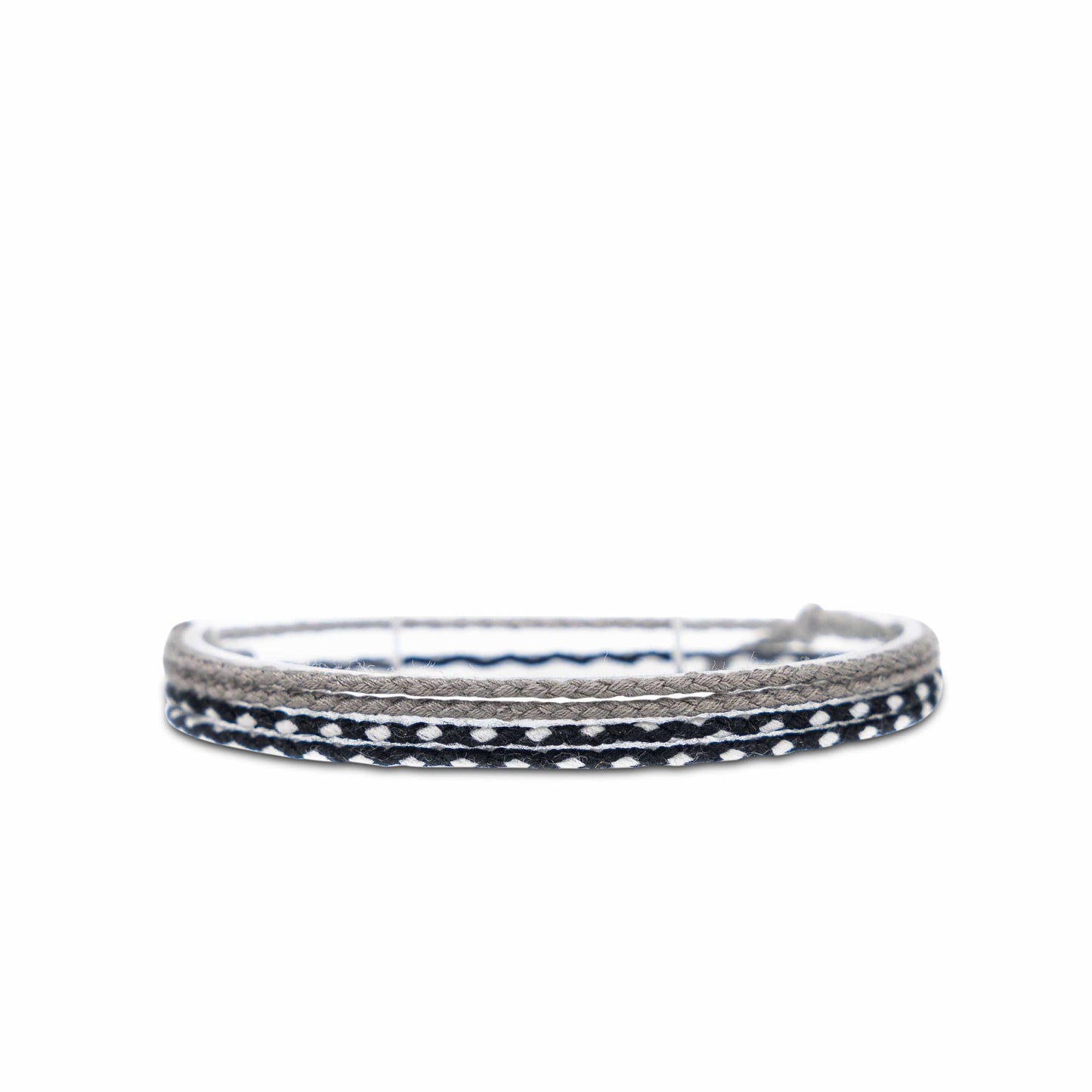 Made by Nami Surfer 2er Set SC Armband - Grau & Schwarz