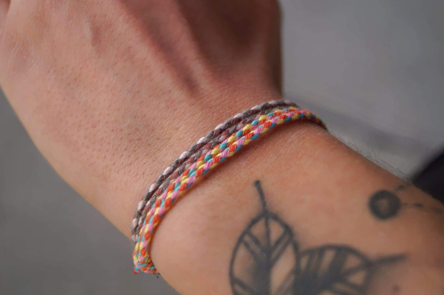 2er Set Simple Cotton Armband - Selective Attention - Made by Nami