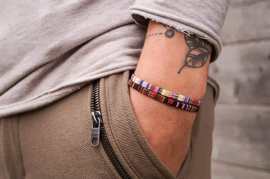 2x Surfer Armband Set - Gelb, Vulcano - Made by Nami