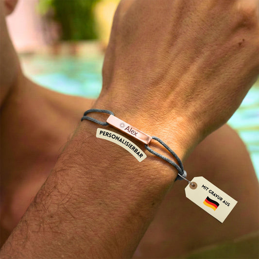 Armband mit Stab  – Blau