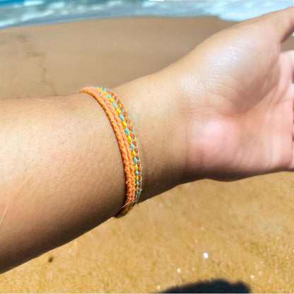 Surfer Armband Set 2er – Boho Freundschaftsarmband Unisex