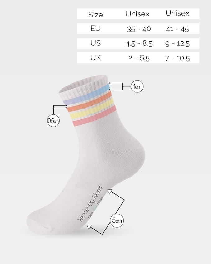 3 Paar Retro Socks mit Motiv