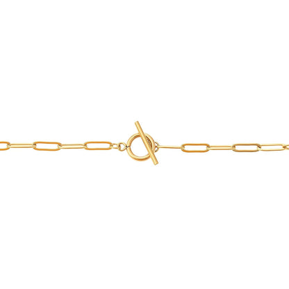 Goldene Gliederkette Herren 60 cm