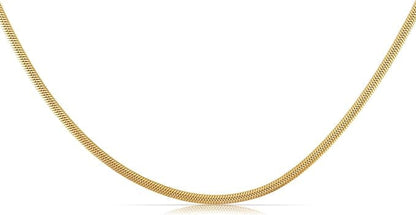 Goldene Brillenkette Schlangen Design 70 cm