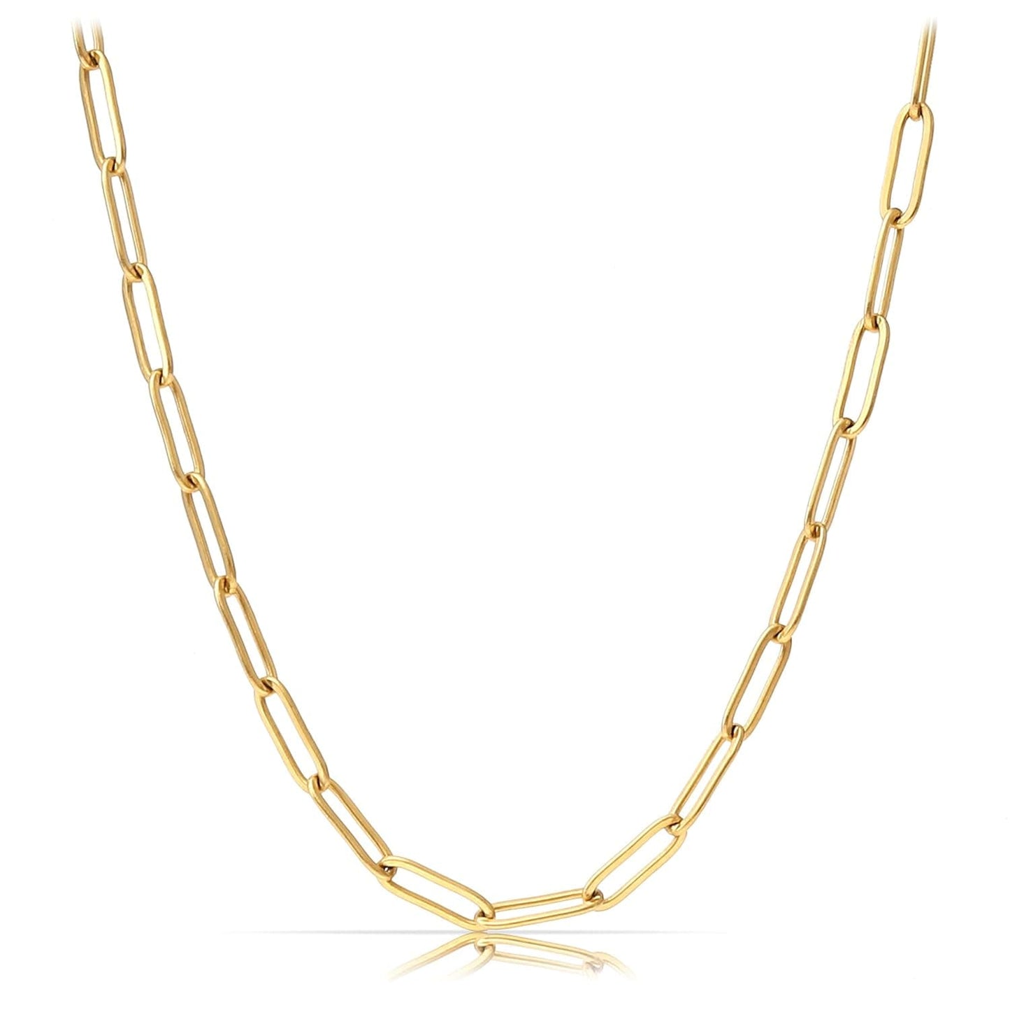 Goldene Gliederkette Herren 60 cm