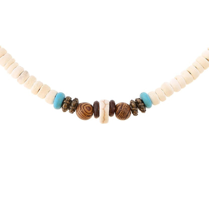 Surfer Halskette mit Kokosperlen