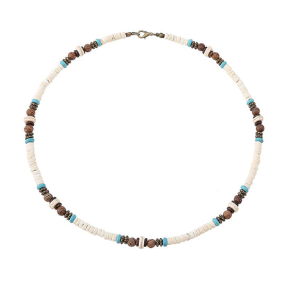 Surfer Halskette mit Kokosperlen