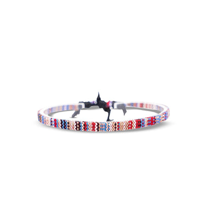 2er Set Fußband Bali - Multi & Deep Multi