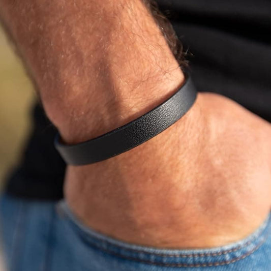 Vegan Leder Armband – Einstellbares Herren Armband