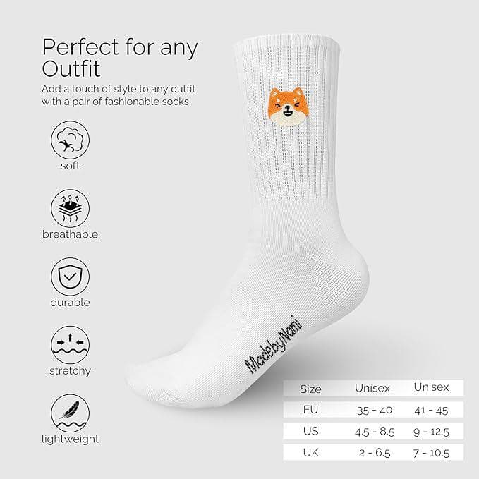 Set Socken mit Shiba Inu Motiv