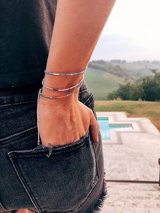 Beads Armband Set 3er – Handmade Surfer & Freundschaftsarmbänder