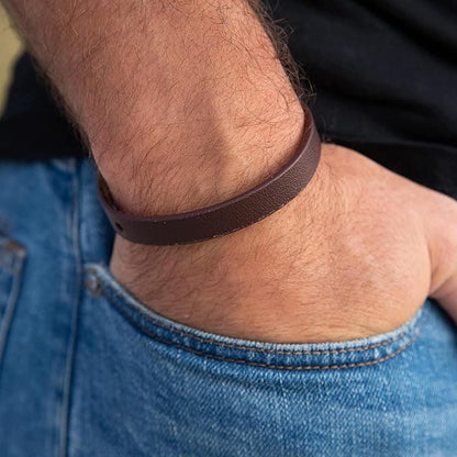 Vegan Leder Armband – Einstellbares Herren Armband