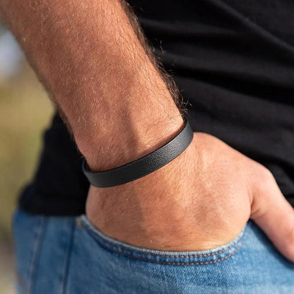 Vegan Leder Armband – Einstellbares Herren Armband