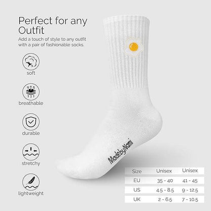 3er Set Lustige Socken mit Motiv "Foodie"