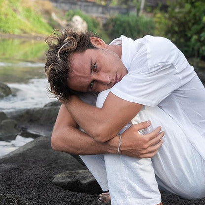 Silber Edelstahl Gliederarmband Herren