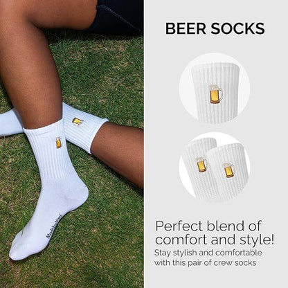 Paar Bier Socken