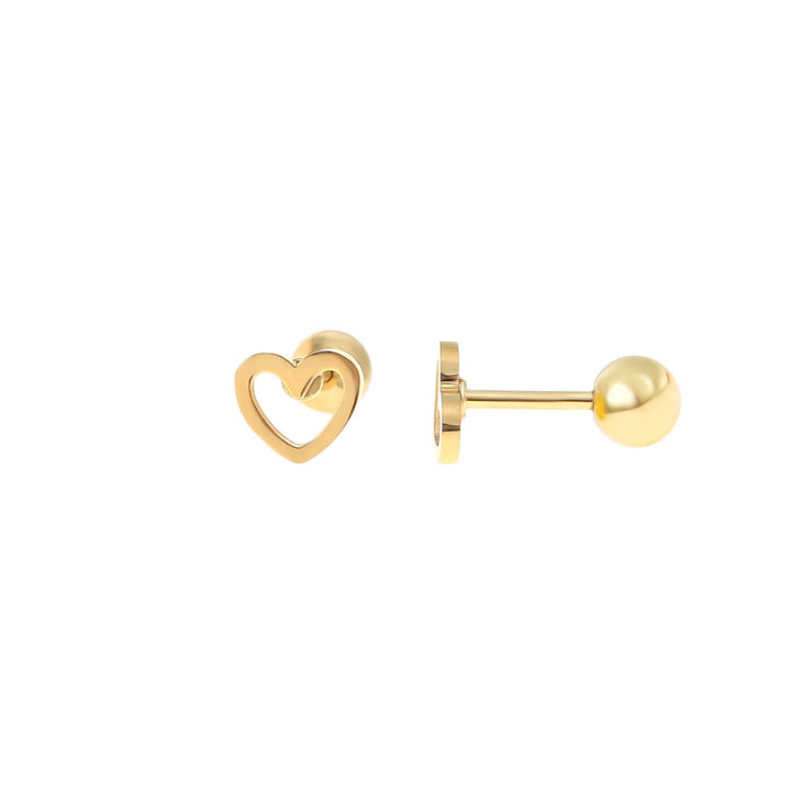 Ohrstecker Open Heart | Gold