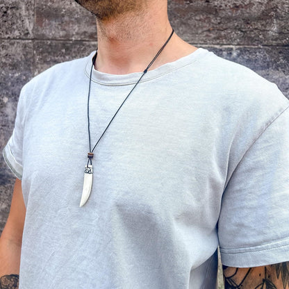 Surfer Halskette Zahn Anhänger Herren