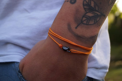 Karabiner Dünnes Surfer Armband – Verstellbar & Wasserfest