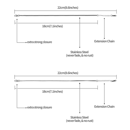 Silber Armband Set Herren – Edelstahl Snake & Venezia