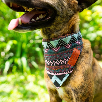 Boho Hundehalstuch Lila