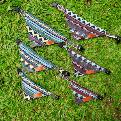 Boho Hundehalstuch Lila