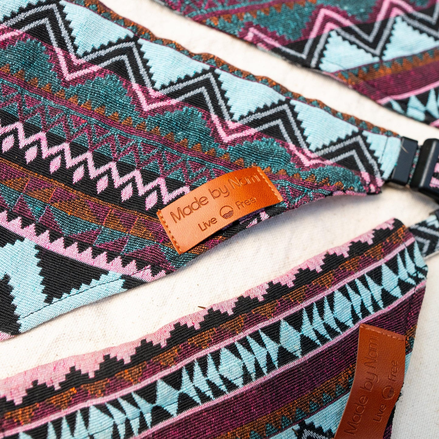Boho Hundehalstuch Lila