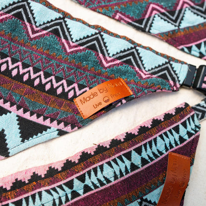 Boho Hundehalstuch Lila