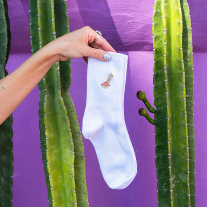 3er Set Lustige Socken mit Motiv "Foodie"