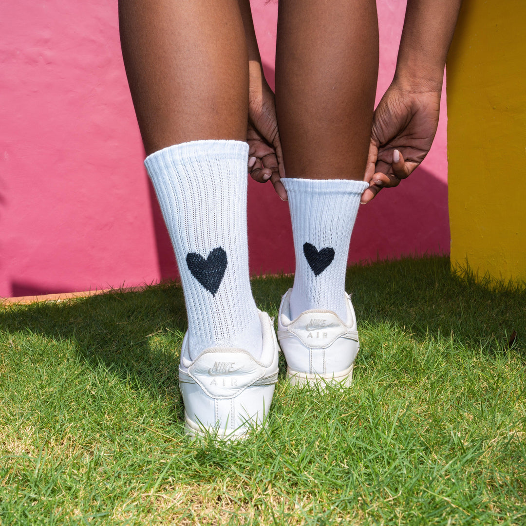 Socken | Hearts Black