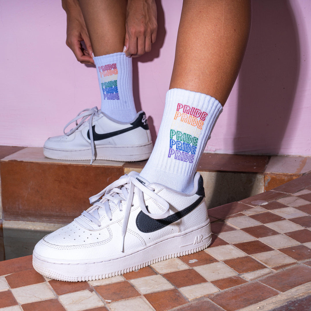 3er Set Socken | Regenbogen