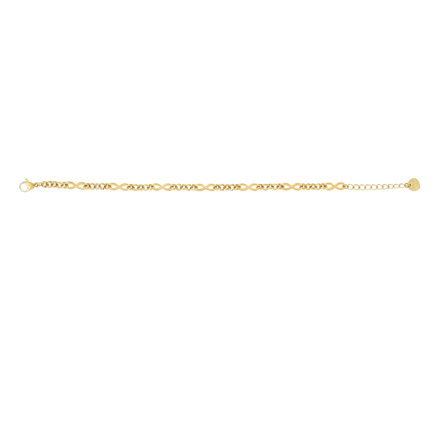 Gold Armband Damen Infinity Symbol Edelstahl