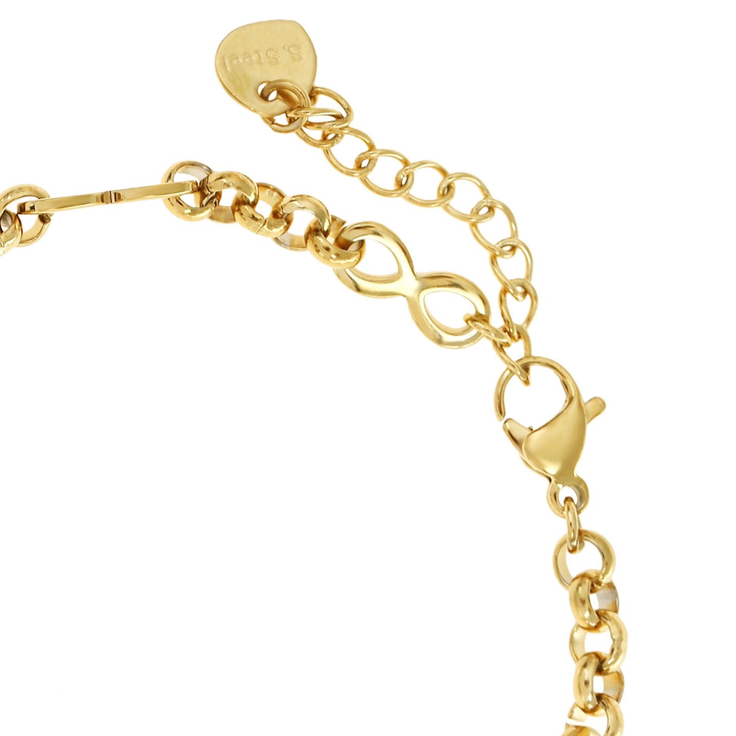 Gold Armband Damen Infinity Symbol Edelstahl
