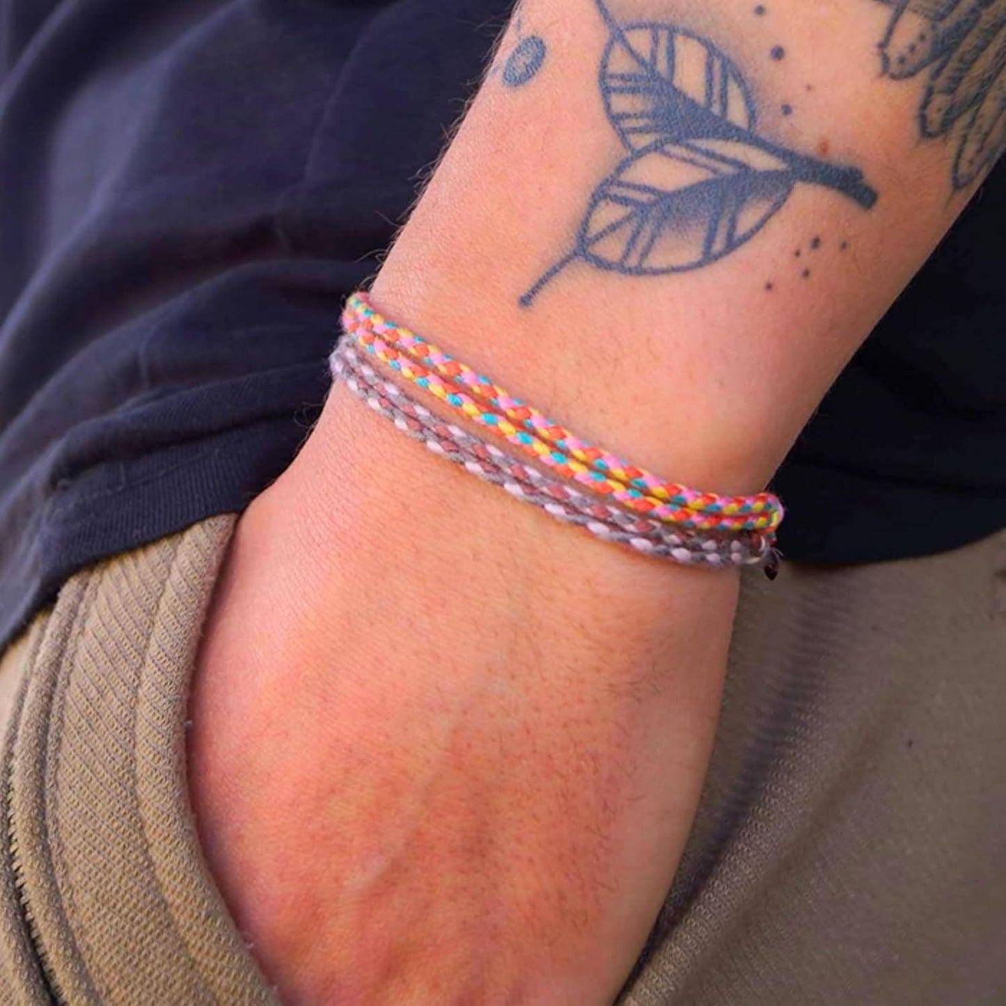 Surfer Armband Set 2er – Boho Freundschaftsarmband Unisex