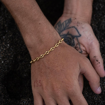 Cuban Link Armband | Gold