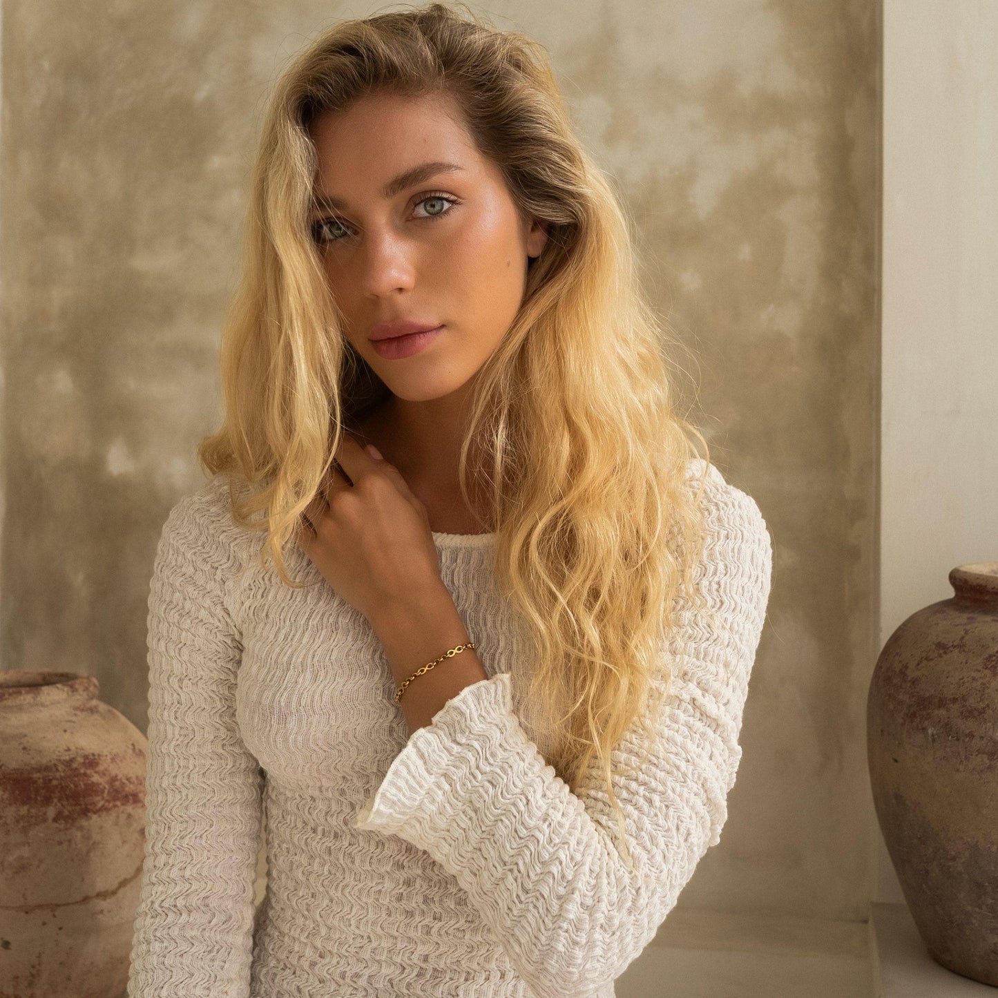 Gold Armband Damen Infinity Symbol Edelstahl