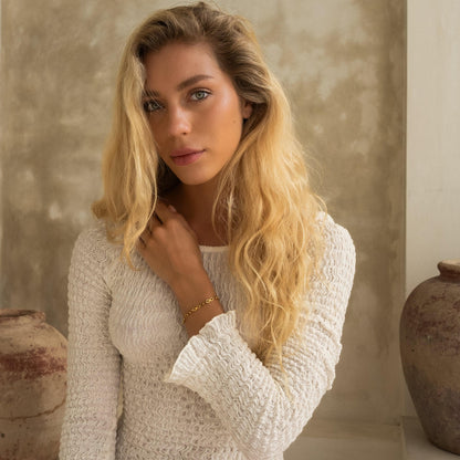 Gold Armband Damen Infinity Symbol Edelstahl