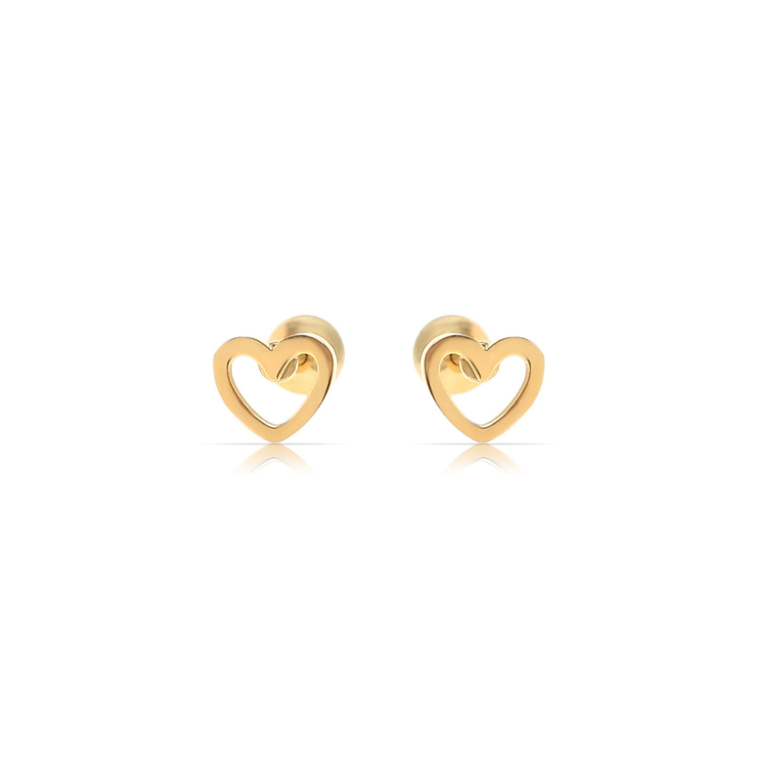 Ohrstecker Open Heart | Gold