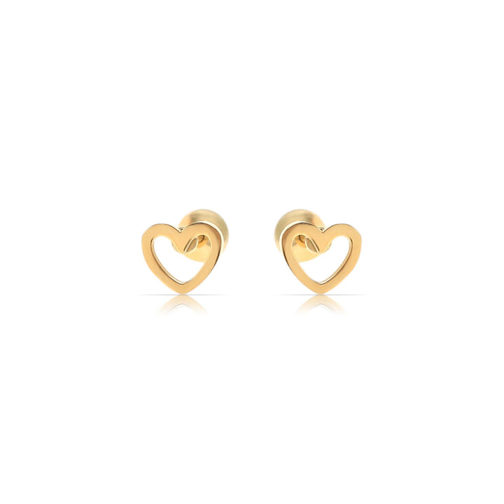 Ohrstecker Open Heart | Gold